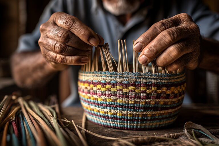 From Field to Basket: The Artistic Craft of Plant Fiber Weaving